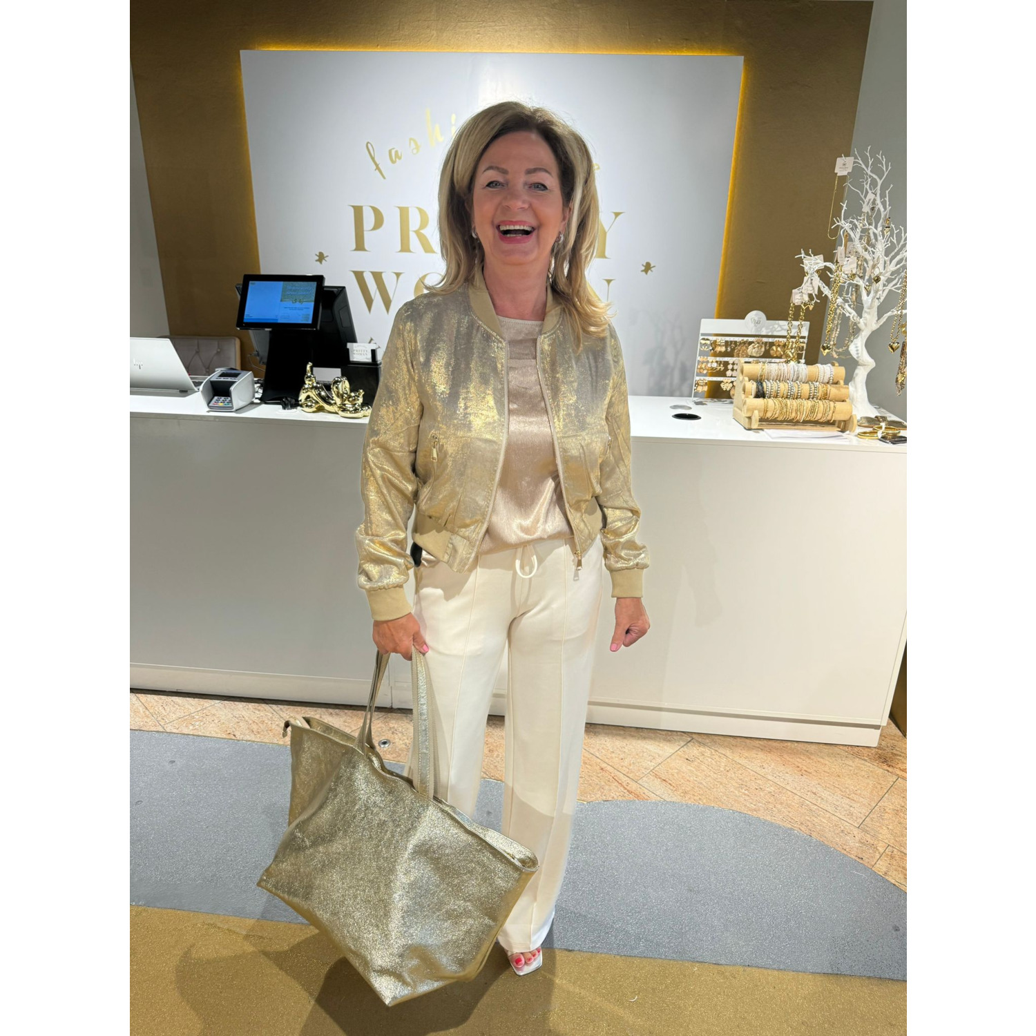 Georganne Broek Creme - Afbeelding 2