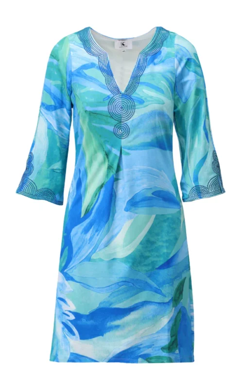 K Design Jurk C309 Blauw