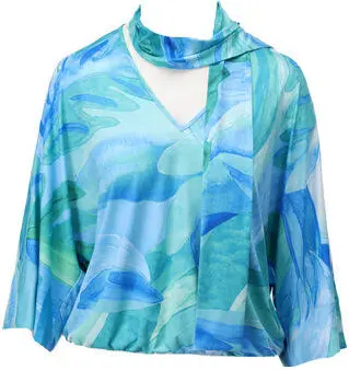 K Design top C314 Blauw