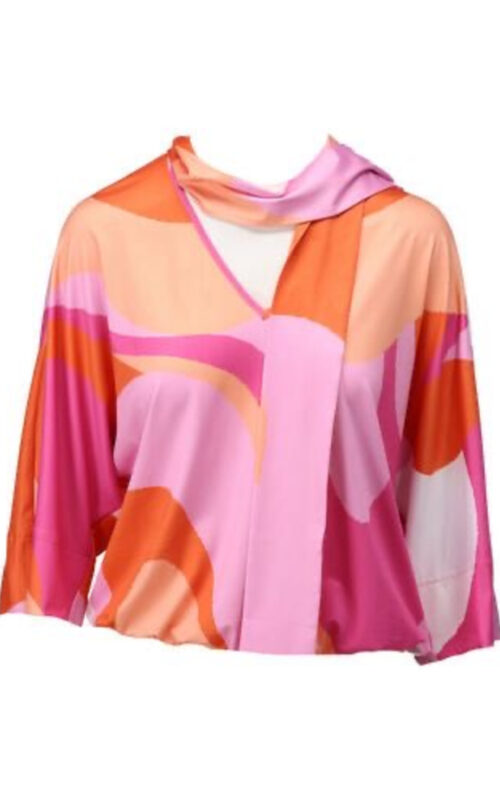 K Design V Hals Top Met Design C314