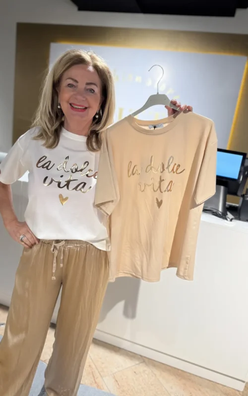 La Dolce Vita Shirt Beige