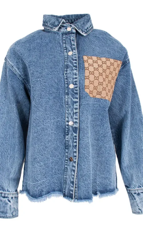 Denim Blouse Love Brand