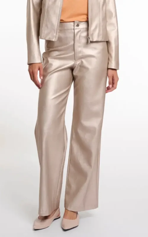 Rino & Pelle Corian Pants Gold Brushed