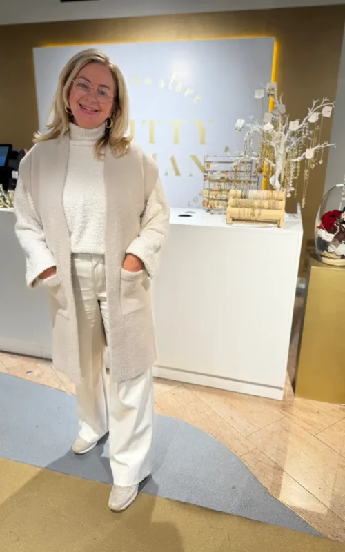 Rino & Pelle Juulke Long Waistcoat Stone