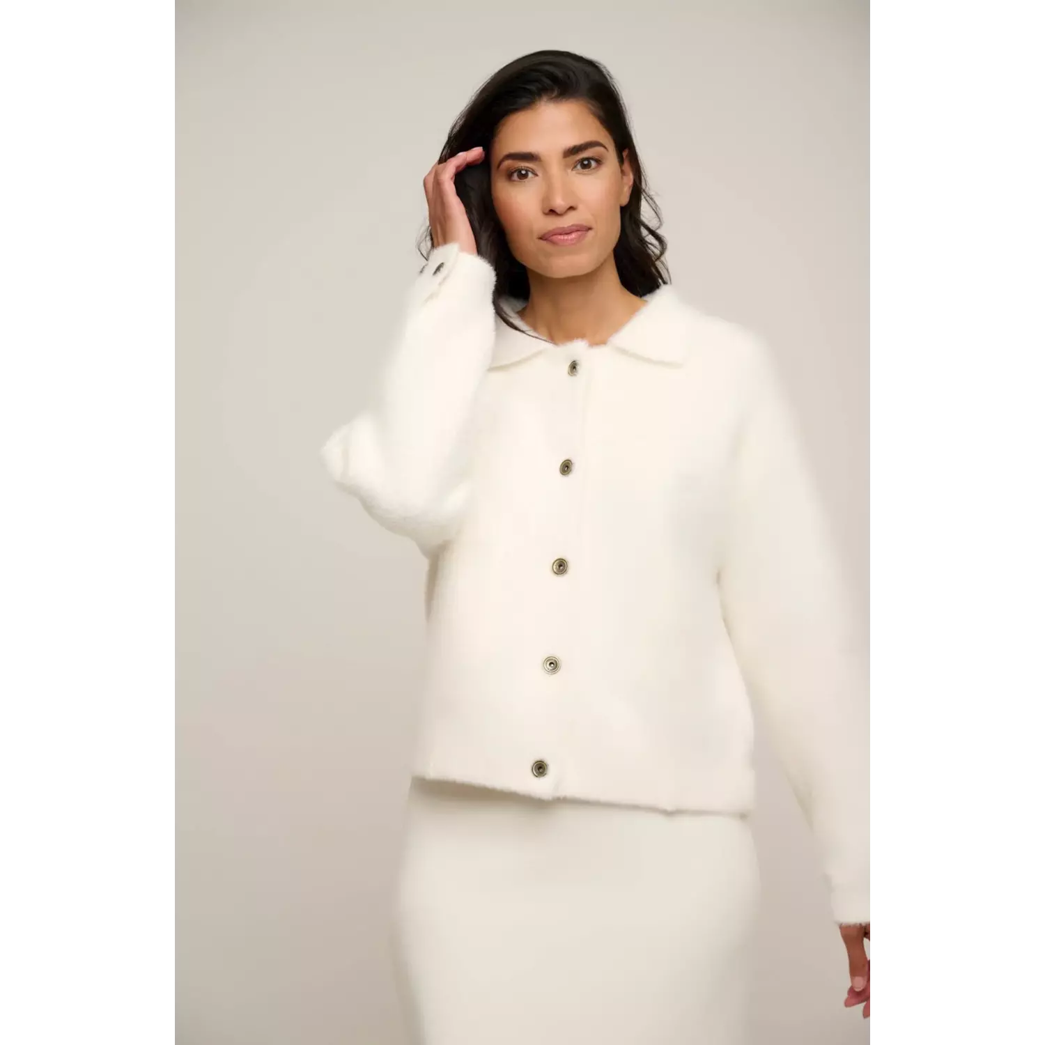 Rino & Pelle Bubbly Boxy Jacket Snow White