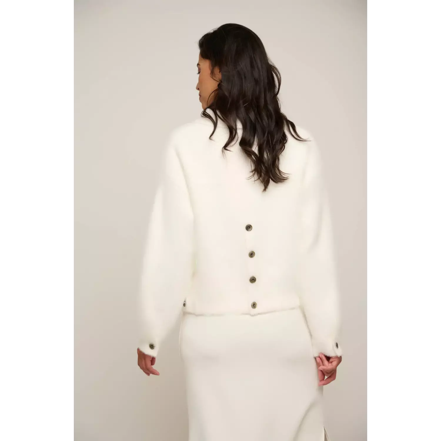 Rino & Pelle Bubbly Boxy Jacket Snow White - Afbeelding 2