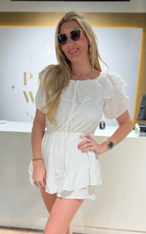 Playsuit Liv White