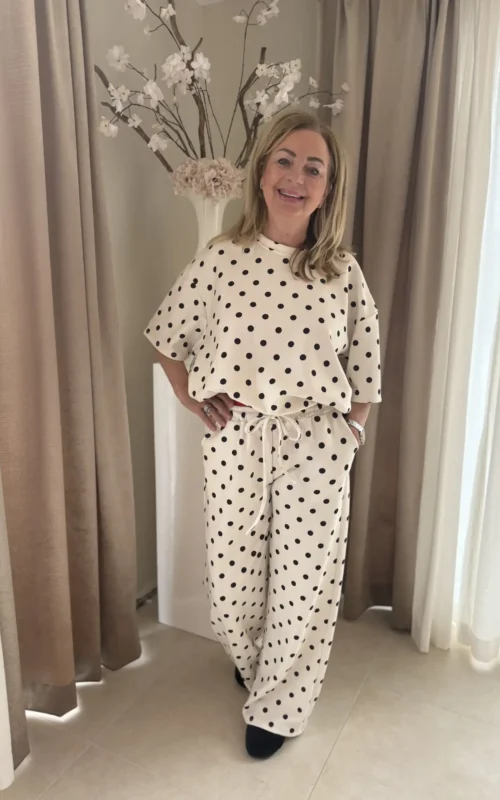 Dots set Ballon White Black