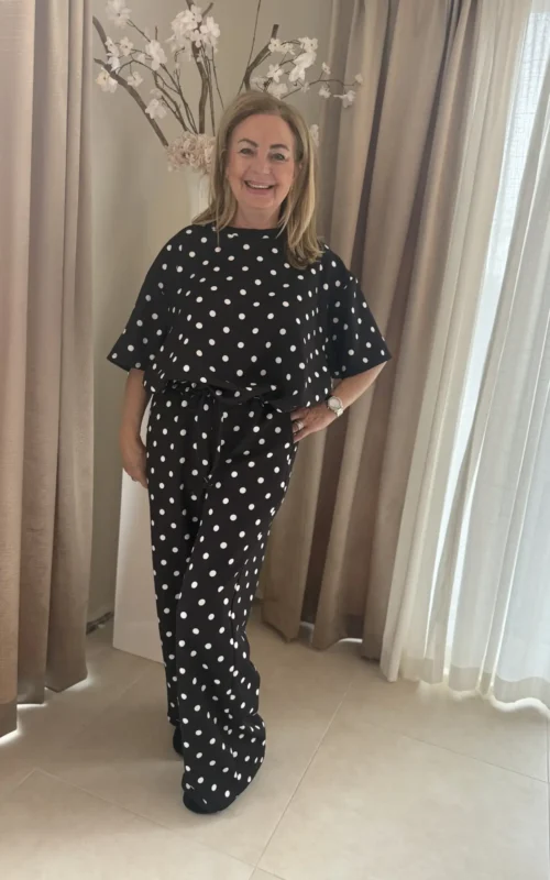 Dots Set Ballon Black White