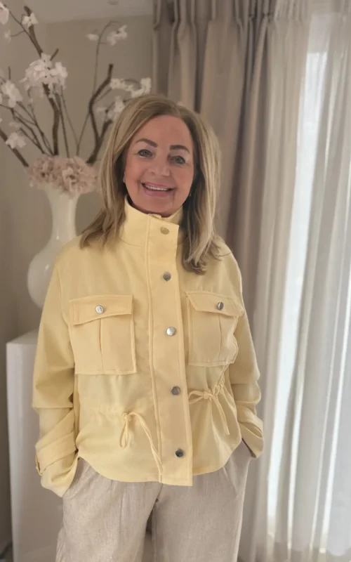 Suedine Jasje Yellow