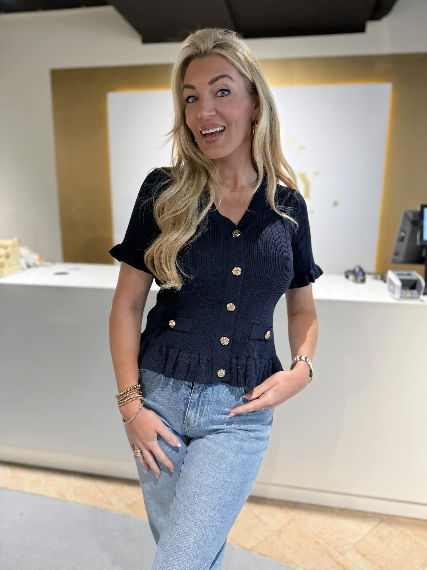 Patty Top Navy