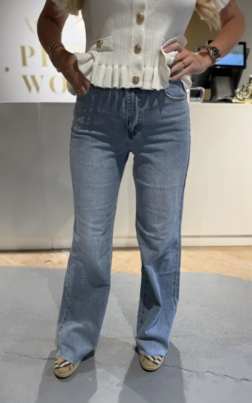 Tall Wide Leg Jeans Blue