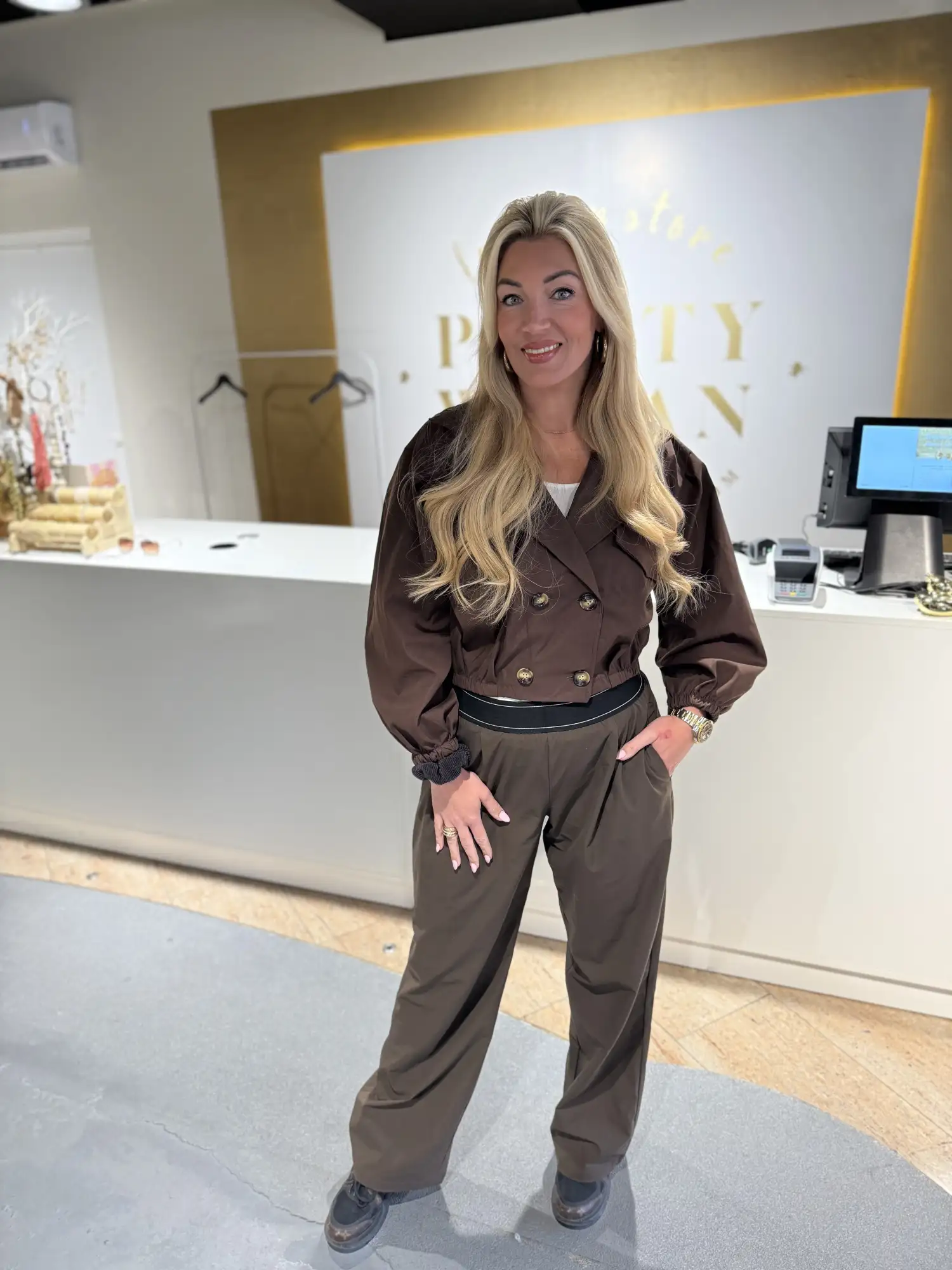Tara Trenchcoat Brown - Afbeelding 2