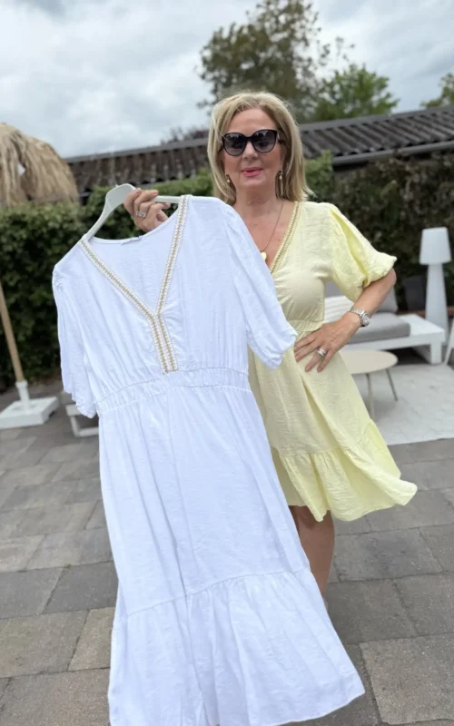 Fleur Dress White