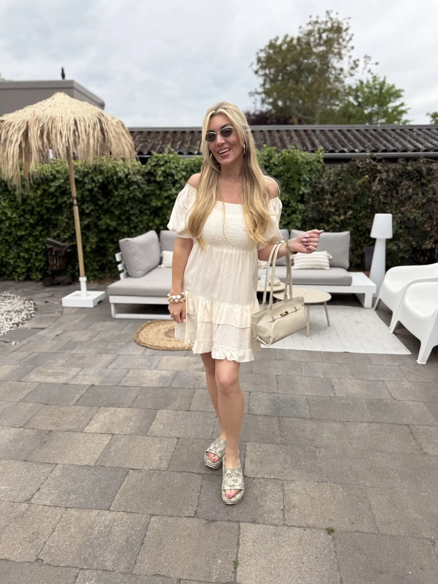 Cleo Dress Crème