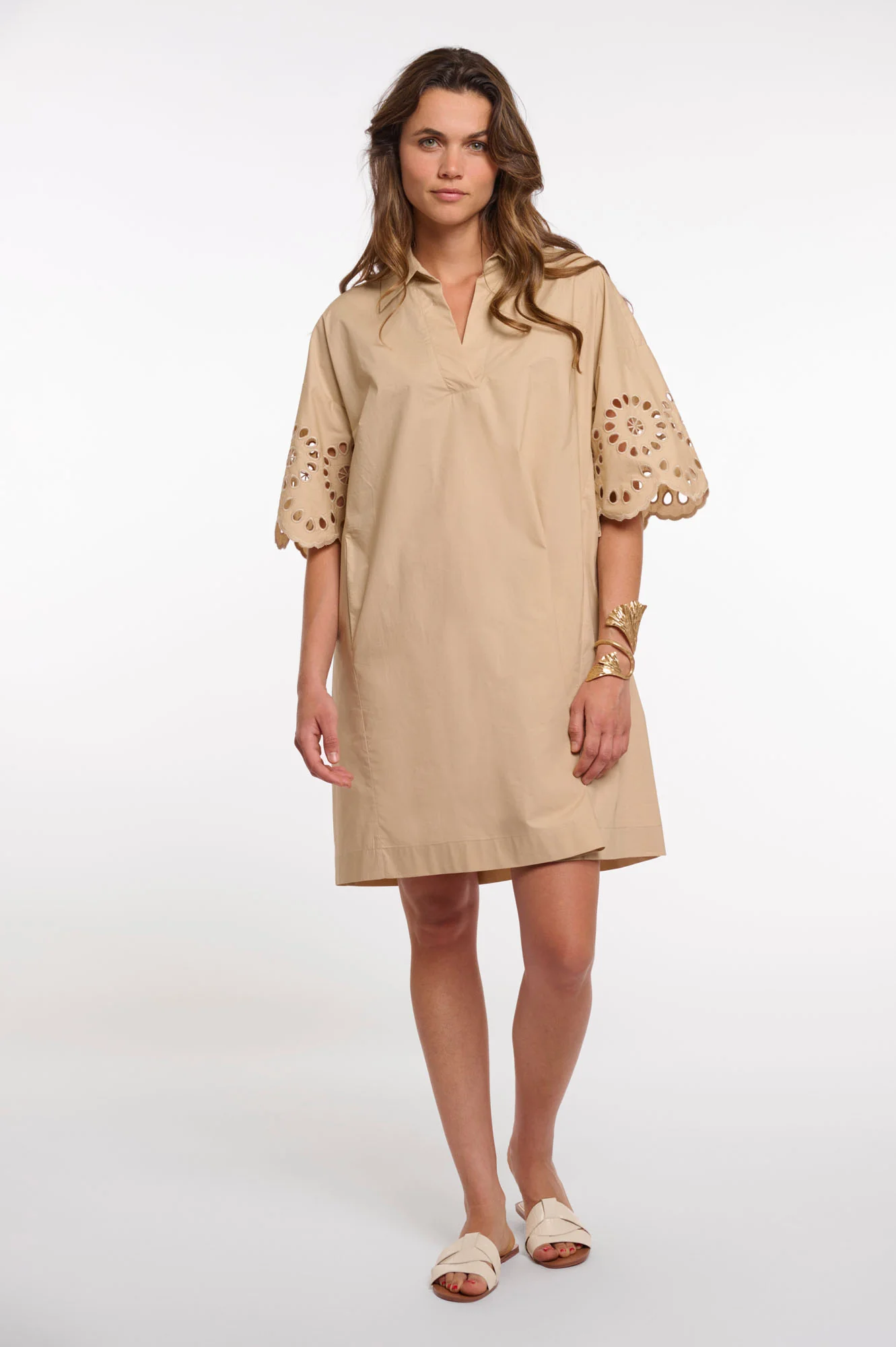 Rino & Pelle Ceylin Wide Dress Oat