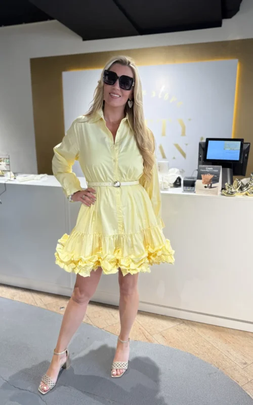 Butter Yellow Dress