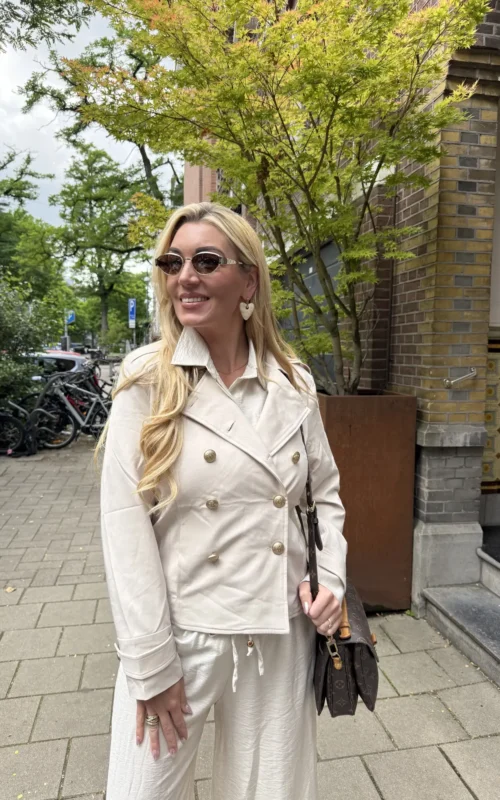 Short Trenchcoat Beige
