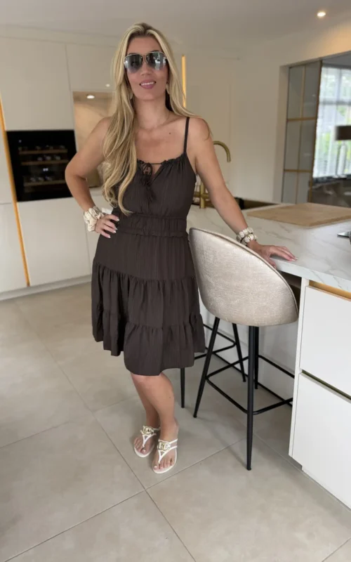 Desiree Dress Brown