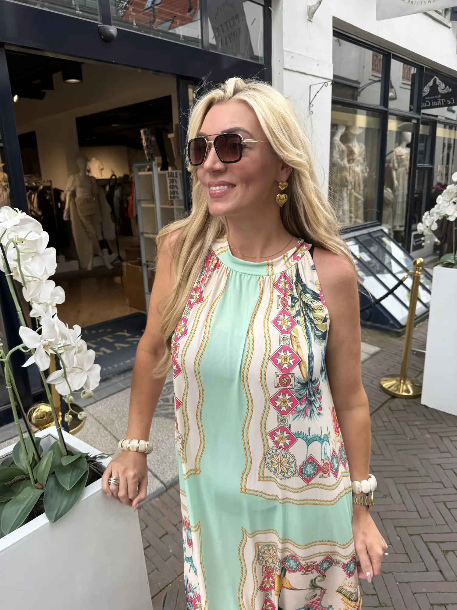 Demi Dress Ibiza Print - Afbeelding 2