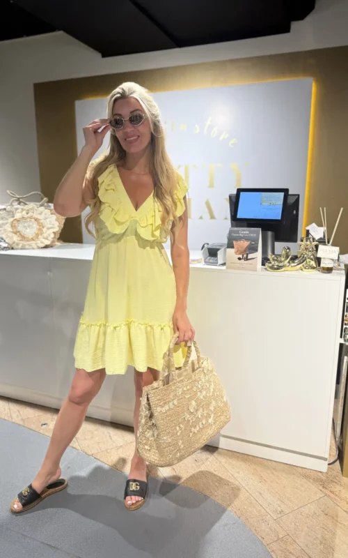 Best Summer Dress Short Yellow