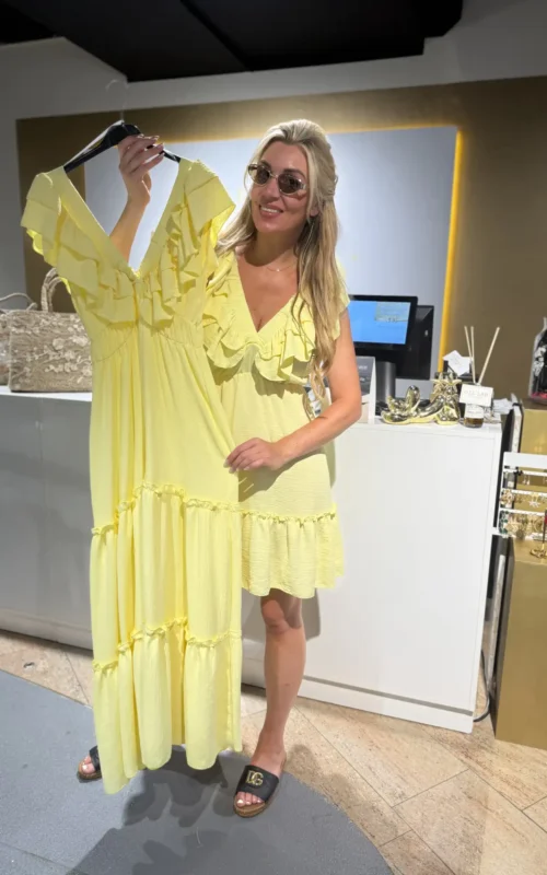 Best Summer Dress Long Yellow