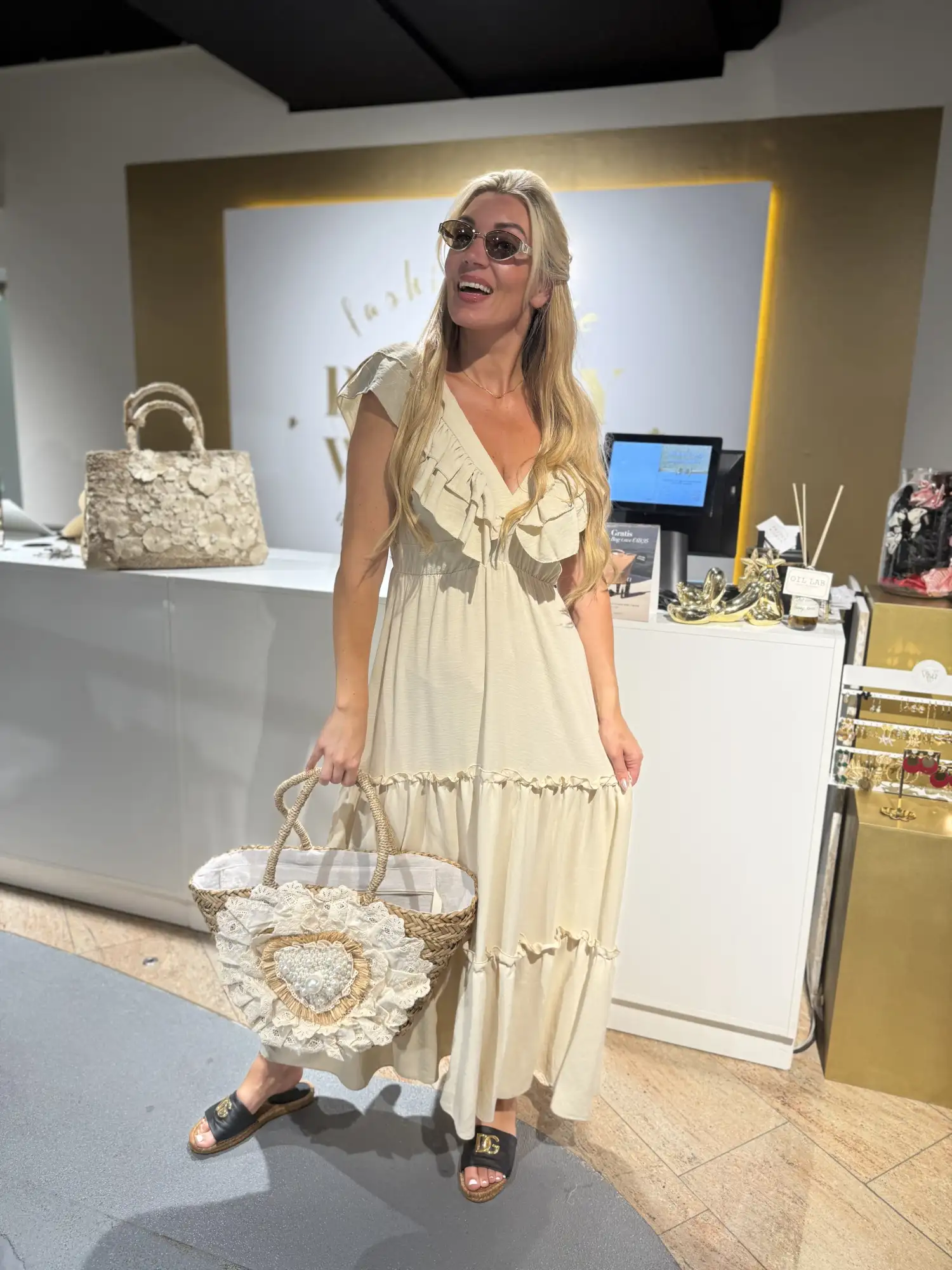 Best Summer Dress Long Beige