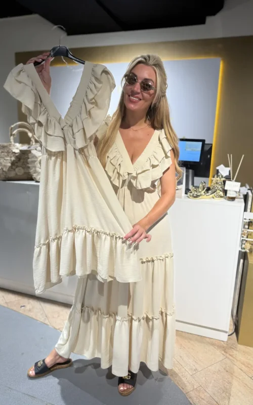 Best Summer Dress Short Beige