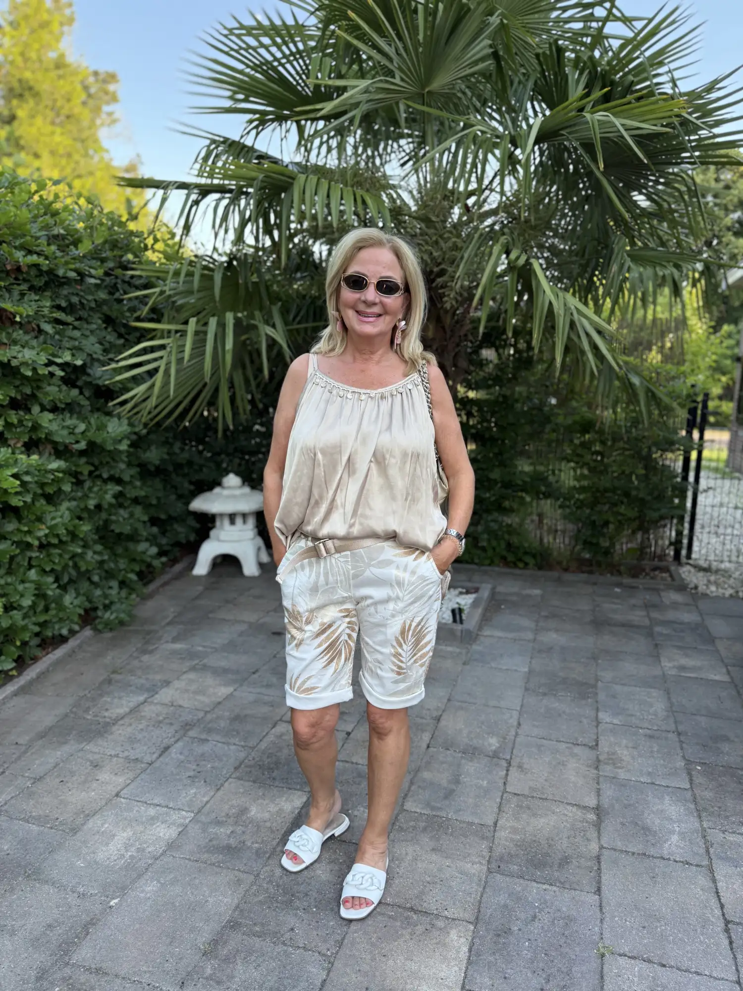 Lima Short Pants Leaves - Afbeelding 2