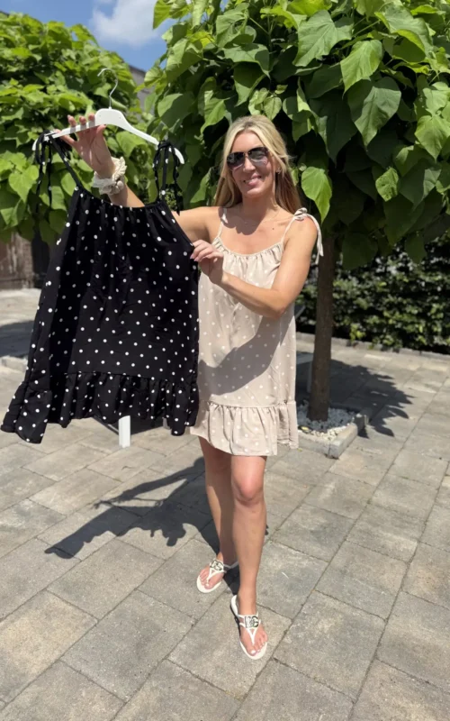 Like Dots Dress Black