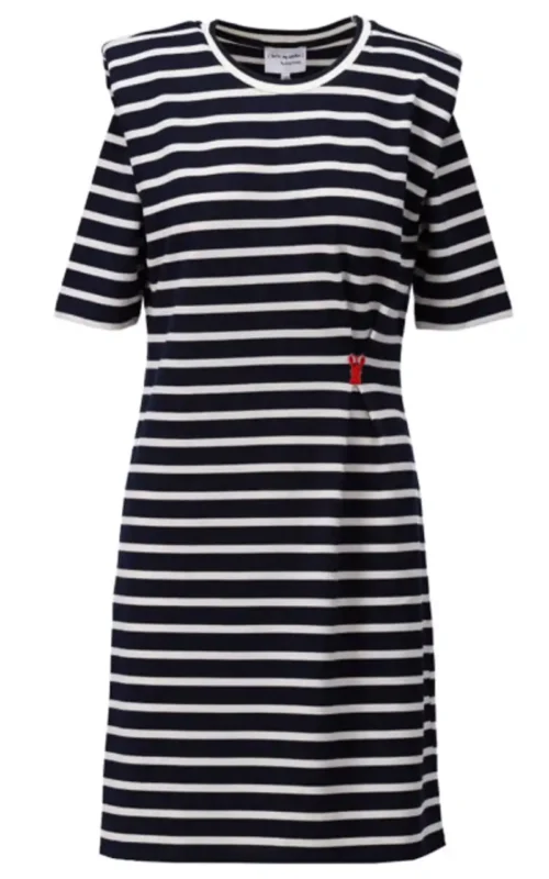 K Design Jurk Gestreept Navy C753 L