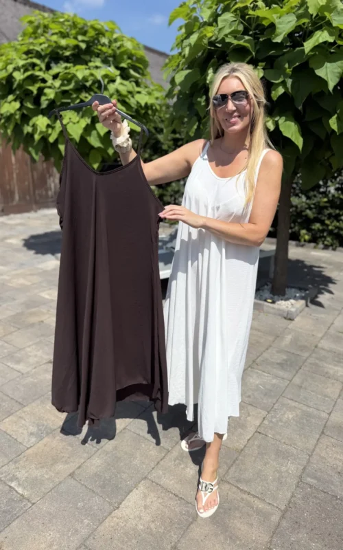 Belinda Dress Brown