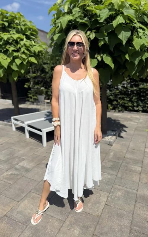 Belinda Dress White