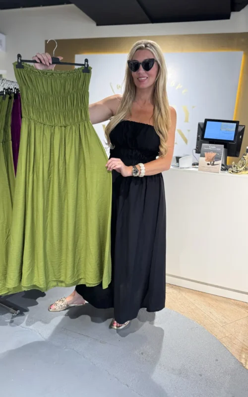 Strapless Sol Dress Green