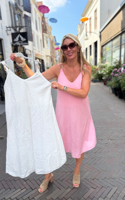 Viva Viscose Dress White