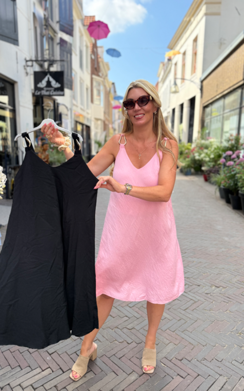 Viva Viscose Dress Black
