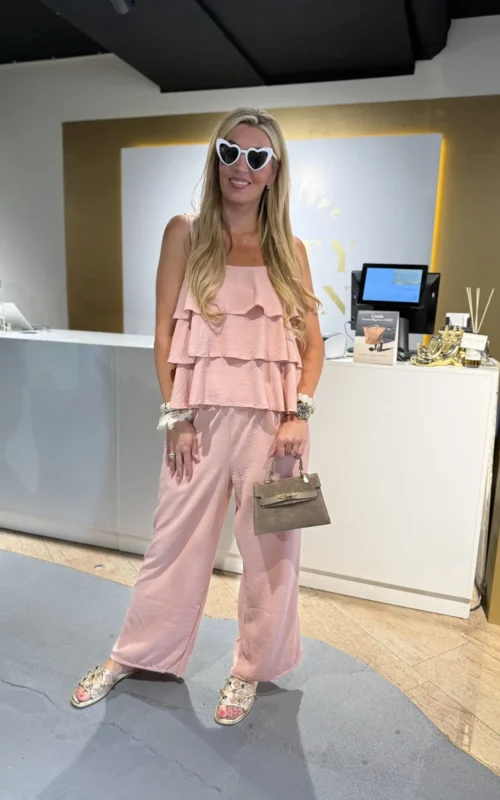 Stroke 2-piece set Old Pink