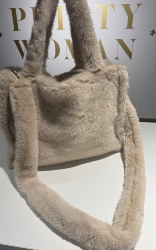 Fluffy Bag Beige