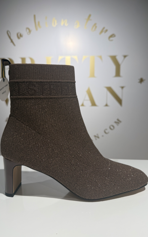 La Strada DK Brown Bronze Knitted Laarzen