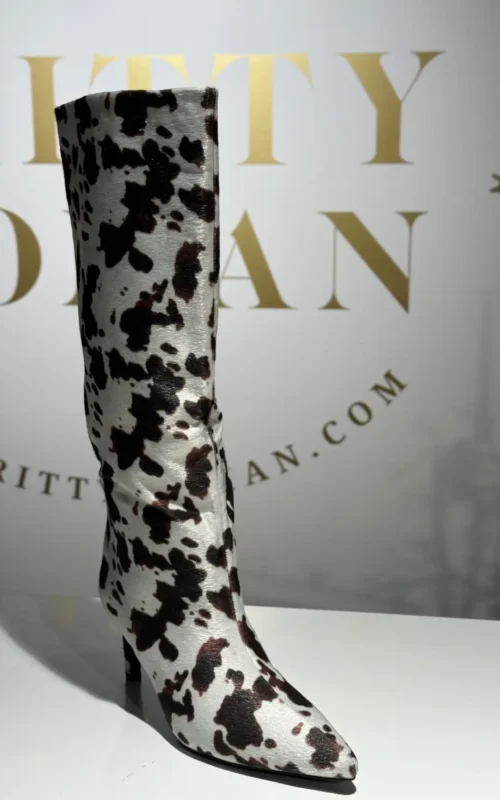 Hairy Cow Print Boot