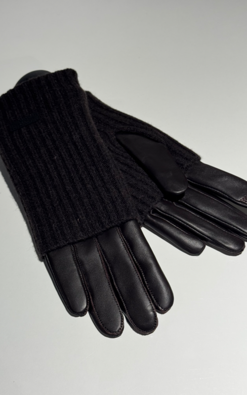 Rino & Pelle Infinity Leather Gloves Coffee Roast
