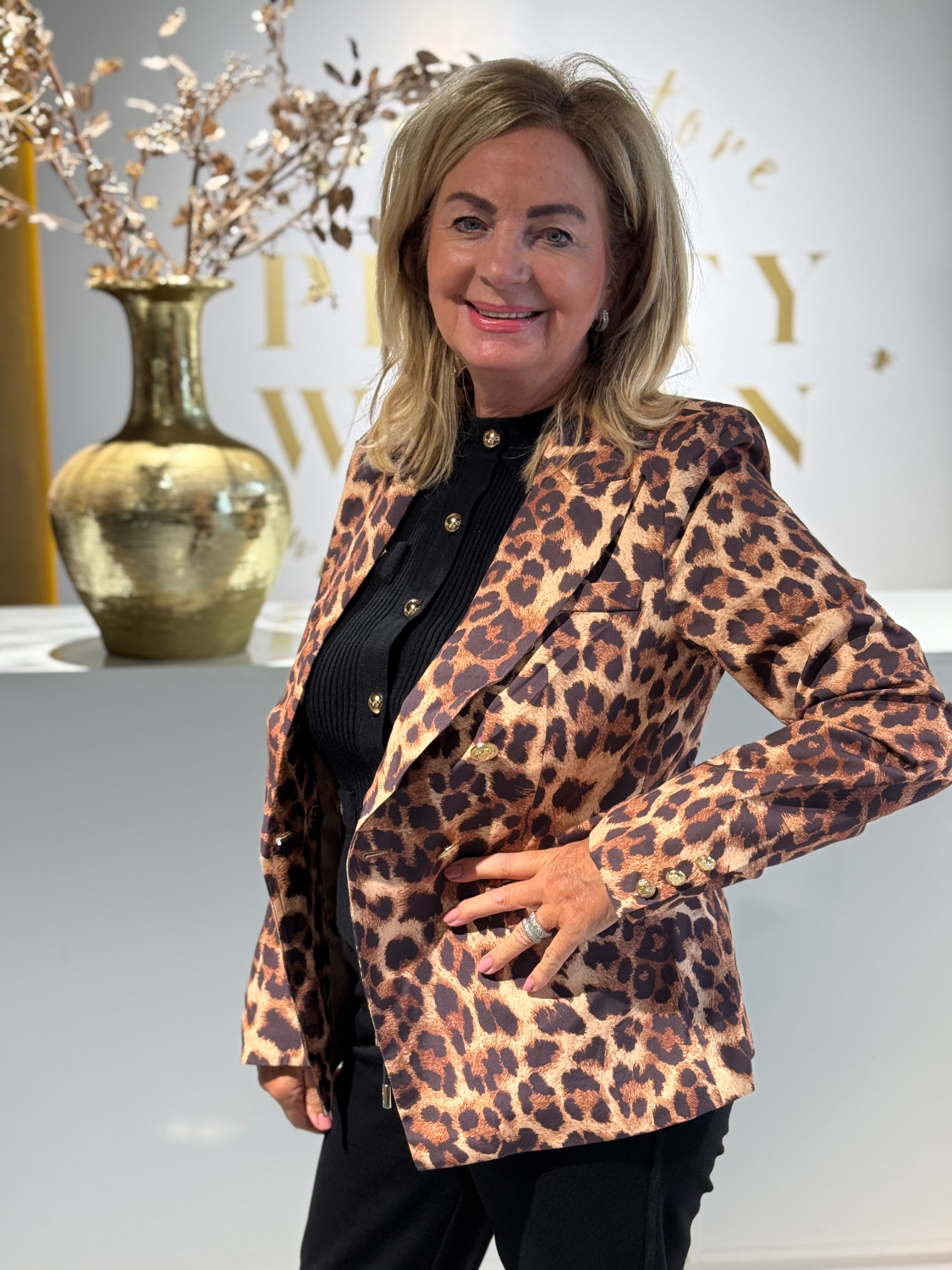 Unique Leopard Blazer - Afbeelding 2