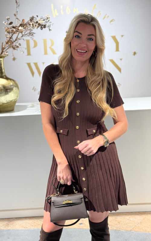 Clarice Dress Brown