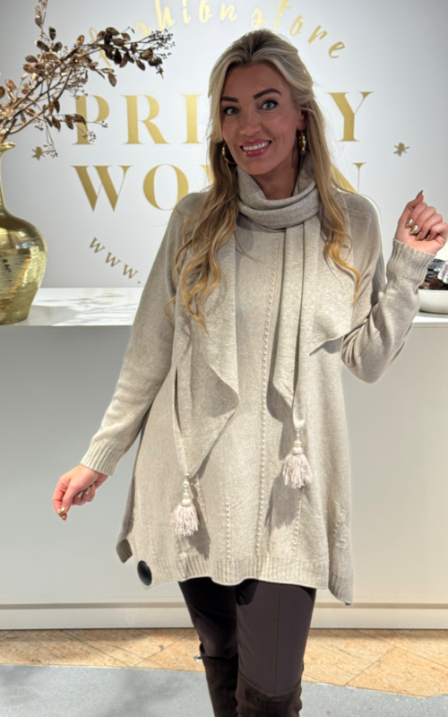 Mila Trui Inclusief SJaal Beige