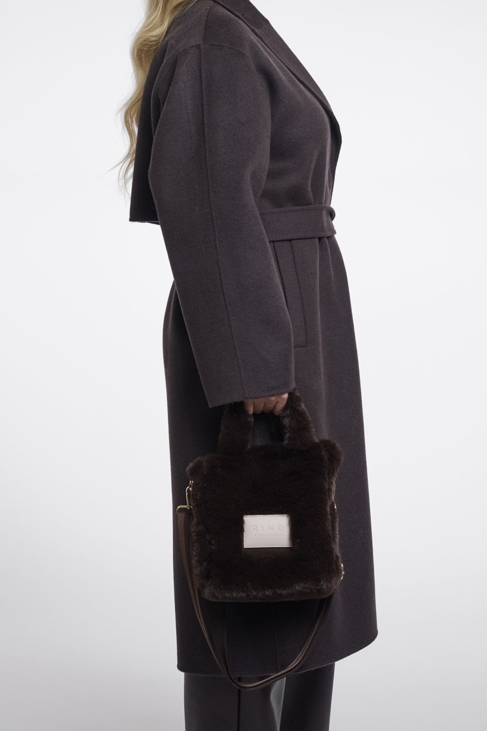 Rino & Pelle Hasina Handbag Faux Fudge Cloak - Afbeelding 2