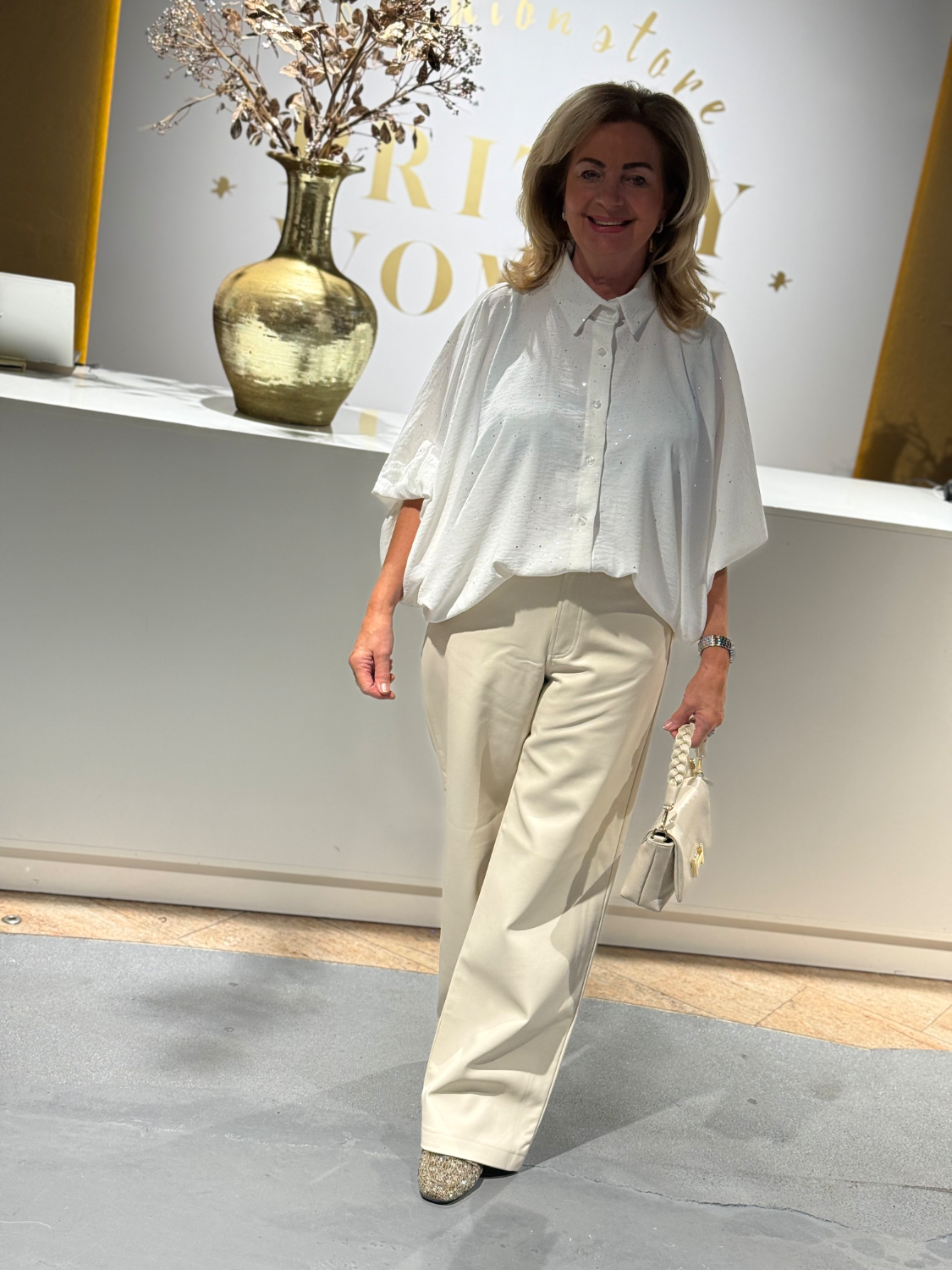 La Vie Blouse White - Afbeelding 2